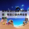 提升英语口语能力的利器：有道口语大师全面解析