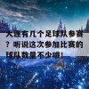 大连有几个足球队参赛？听说这次参加比赛的球队数量不少哦！