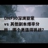 DNF90深渊亚蒙 vs 其他副本爆率分析：哪个更值得挑战？