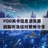 FGO关卡信息消失原因解析及应对策略分享