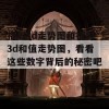 福彩3d走势图和福彩3d和值走势图，看看这些数字背后的秘密吧！