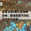 密室逃脱6第六关详细攻略：解谜思路与团队合作技巧分享