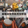 最近30期双色球的开奖情况和开机号分析分享