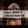 《Build a Bridge》游戏关卡18和20过关技巧详解与桥梁设计策略