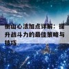 衡山心法加点详解：提升战斗力的最佳策略与技巧