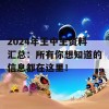 2024年王中王资料汇总：所有你想知道的信息都在这里！