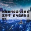 想要顺利安装六宝典的正版吗？官方指南告诉你！