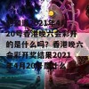 想知道2021年4月20号香港晚六会彩开的是什么吗？香港晚六会彩开奖结果2021年4月20号是什么