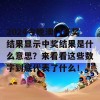 2024今晚澳门开奖结果显示中奖结果是什么意思？来看看这些数字到底代表了什么！