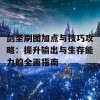 剑圣刷图加点与技巧攻略：提升输出与生存能力的全面指南