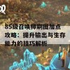 85级召唤师刷图加点攻略：提升输出与生存能力的技巧解析