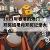 2021年香港的澳门开奖结果和开奖记录大盘点！