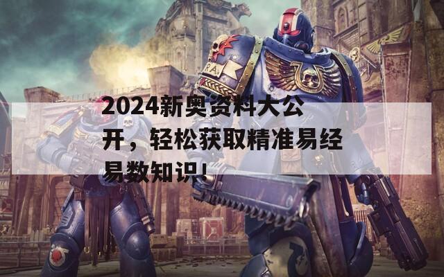 2024新奥资料大公开，轻松获取精准易经易数知识！