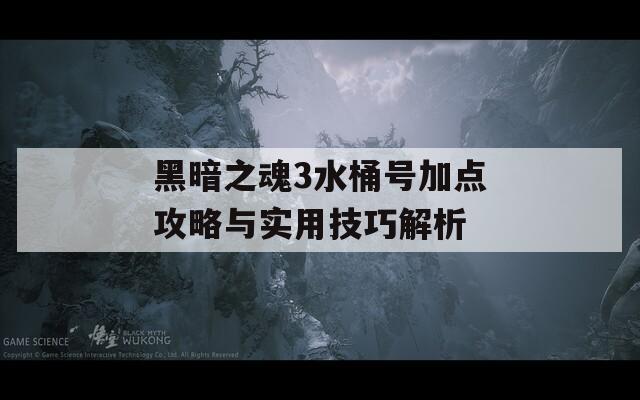 黑暗之魂3水桶号加点攻略与实用技巧解析