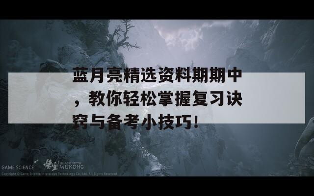 蓝月亮精选资料期期中，教你轻松掌握复习诀窍与备考小技巧！