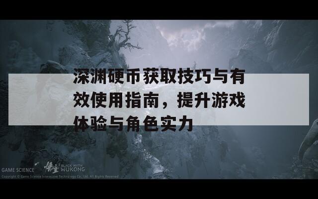 深渊硬币获取技巧与有效使用指南，提升游戏体验与角色实力