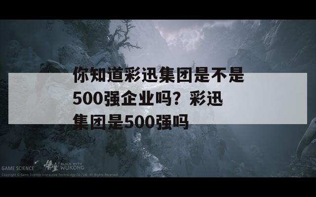 你知道彩迅集团是不是500强企业吗？彩迅集团是500强吗